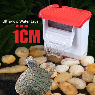 220~240V Low Water Level Aquarium Turtle Tank Filter Small Fish Tank Waterfall Type Small Silent Built-in Filter Water Pump New