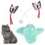 Butterfly Cat Toy Interactive Cat Toys For Boredom Moving Cat Toys With LED Light And Weighted Base Butterfly Flutter Pet