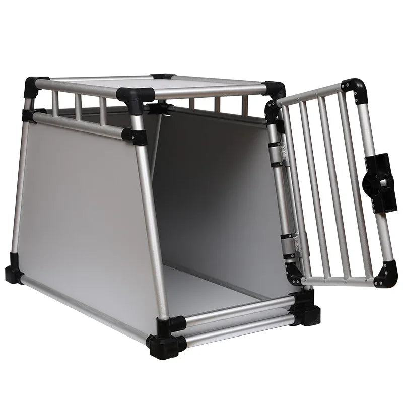 Directly from the manufacturer dog cage, car pet cage air transportation Thickened ventilated aluminum firm pet dog dog cat cage
