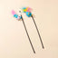 Cat Toy Cat Teaser Sticks Black Plastic Cat Teaser Stick Feather Bird Bell To Relieve Boredom Self Hi Cat Toy Cat Teaser Stick
