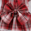 Plaid Dog Dress Bowtie Harness Dress for Small Dogs Cats Girl Cute Lace Trim Princess Dresses Spring Summer Puppy Rabbit Clothes