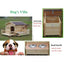 Large Outdoor Dog House Pet Supplies  Pet House Cage Wooden with Dog Basin
