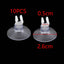 UXCELL Aquarium Clear Suction Cup Airline Tube Holders Clips Air Line Pipe Wire Holder Used Sucker Fish Tank Pump Accessories