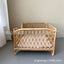 Jingjiu ins Korean real vine woven teddy kennel small bed cat kennel pet basket rattan pet bed