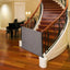 Pet Fences For Dogs Indoor 43.3x35.8in Dog Fence Stair Gate Retractable Kid Gates Dog Stairs For Small Dogs Dog Gate Indoor