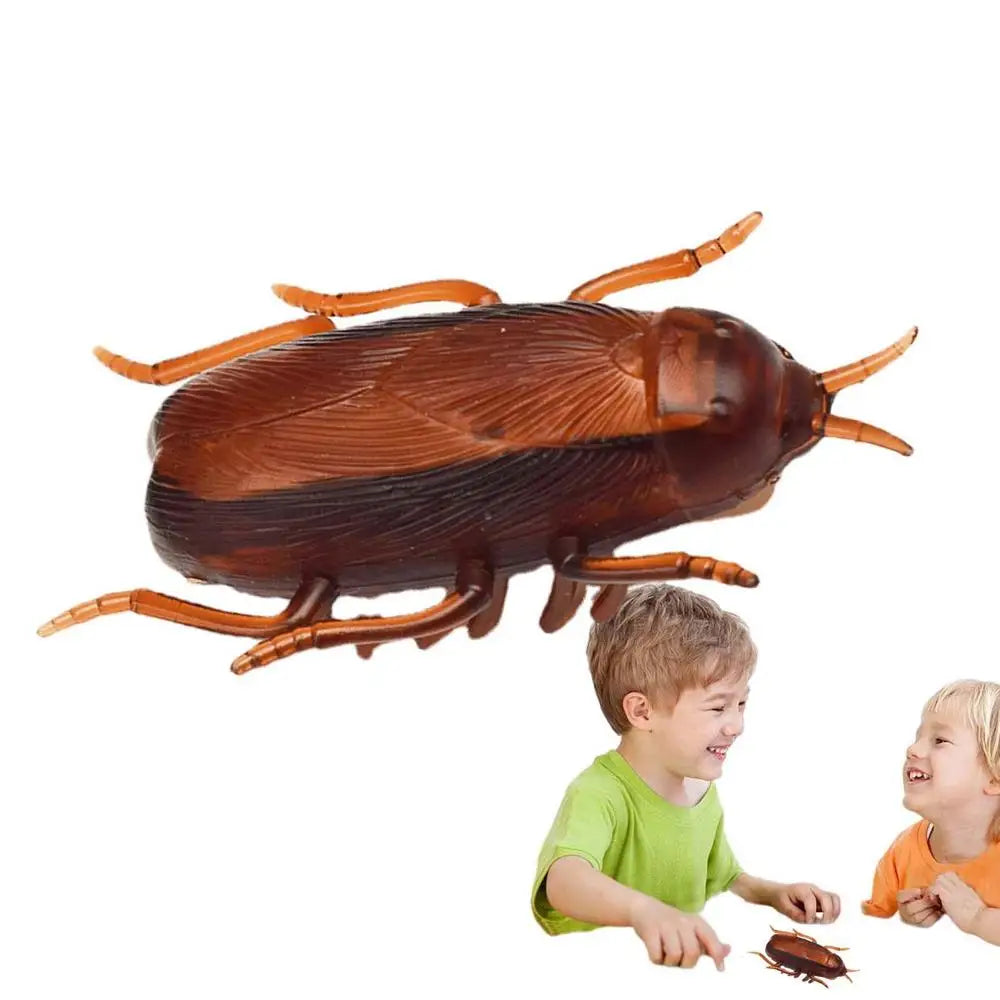 Realistic Vibration Moving Cockroach Toy, Electric Crawl Toy, Battery Powered Spider with Realistic Vibration Movement