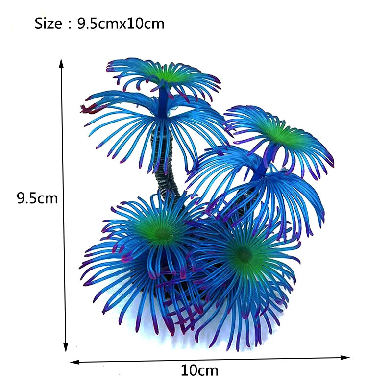 Artificial Underwater Coral  Aquarium Fish Tank Simulation Decoration Aquarium Backgrounds Plants Water Grass Accessories Home