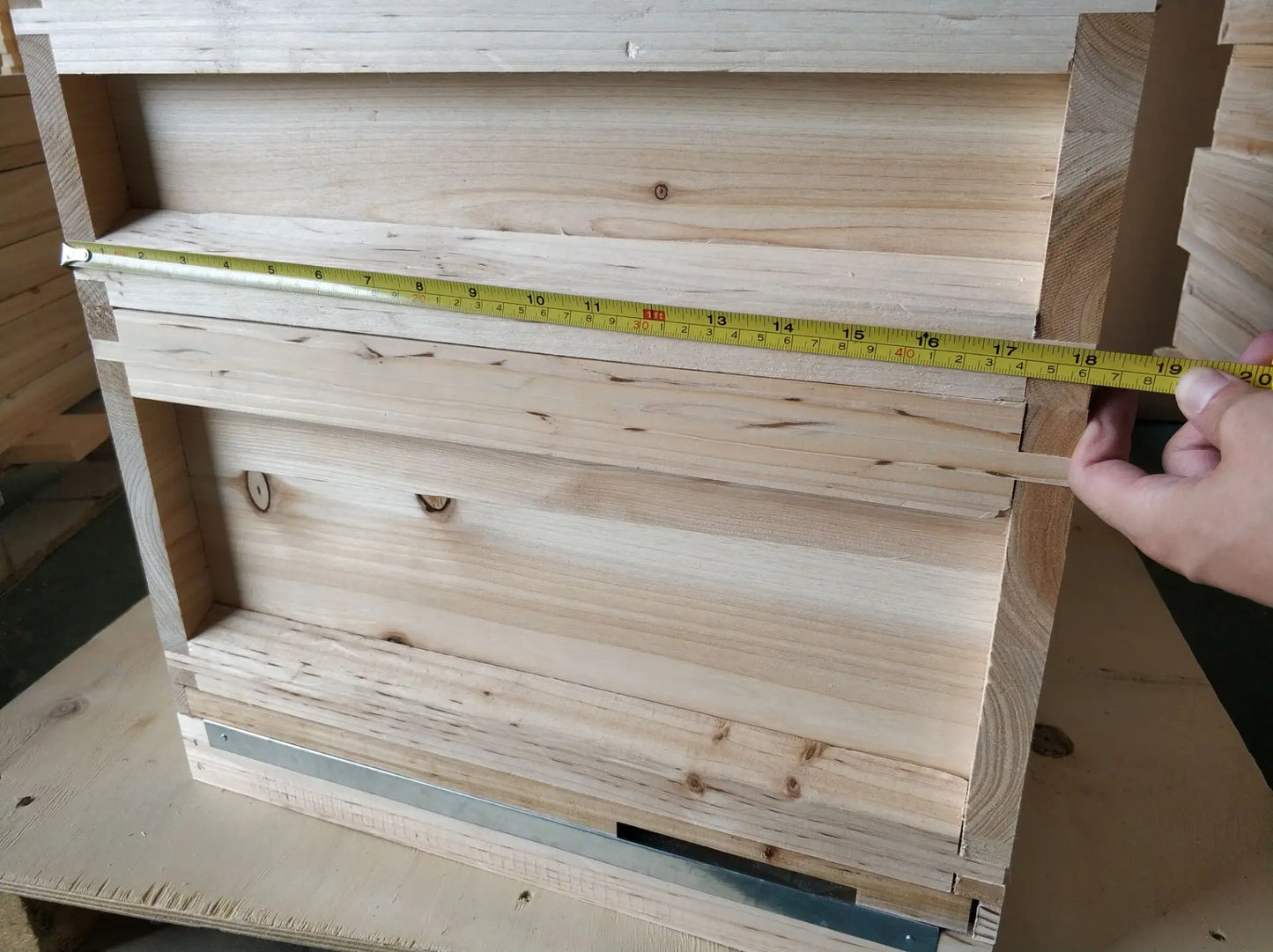 British National Beehive Wooden Honey Bee Box For Bee