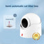 Semi-Automatic Cat Litter Pan Portable Quick Cleaner Semi-Automatic Cat Litter Box Anti-Odor with Litter Splash Bowl