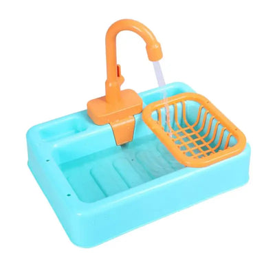 Bird Feeder Pet Pool Automatic Bird Bathing Tub With Faucet Food Container Bird Accessory For Pet Parrots
