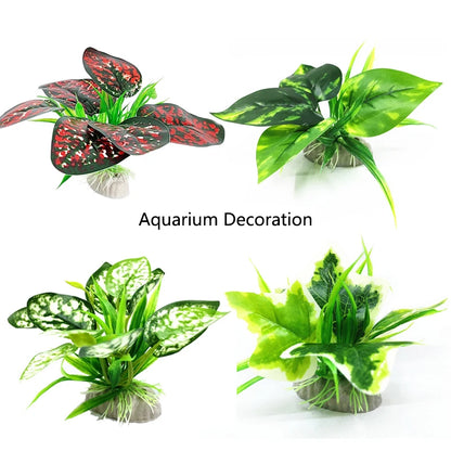 Artificial Underwater Grass Aquarium Fish Tank Simulation Decoration Aquarium Backgrounds Plants Water Grass Accessories New