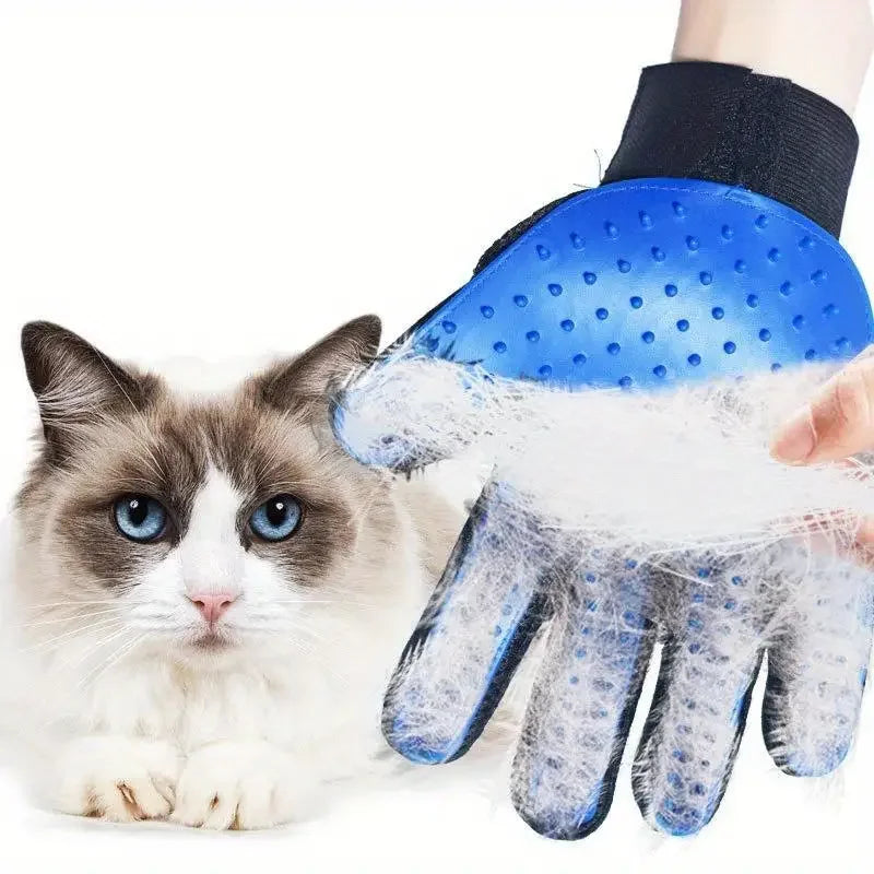 Pet Grooming Glove For Cats Brush Comb Cat Hackle Pet Deshedding Brush Glove For Animal Dog Pet Hair Gloves For Dog Grooming