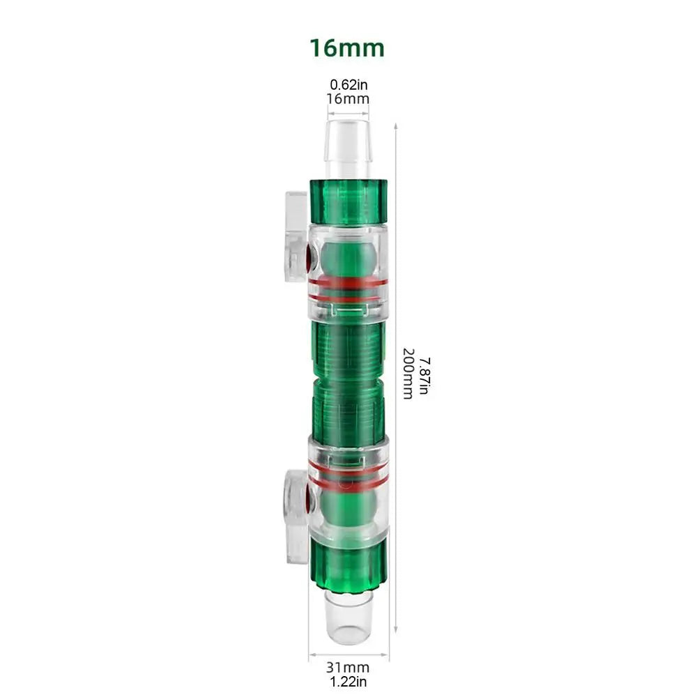Aquarium Filter Water Valve Hose 12/16mm FlowControl Double Tap Quick Release Connector Fish Tank Hose Pipe Filter Valve