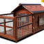 4XL Pet Kennel Large Dog Summer Cooler All Seasons Universal Medium Dog Kennel Solid Wood Removal and Washing