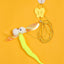 1PC Cat Hanging Cat Toy Hanging Door Elastic Rope Cat Stick Feather Pet Supplies For Cats And Dogs