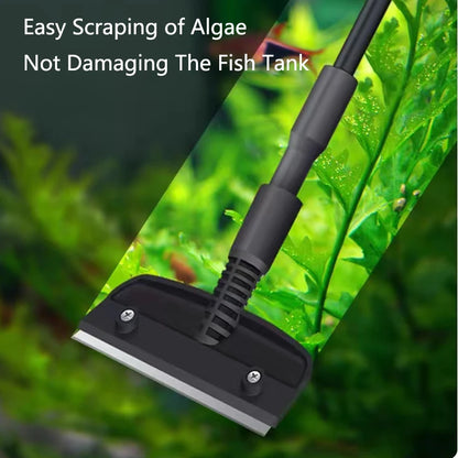Aquarium Fish Tanks Cleaning Tools Kit Algae Tank Cleaner Set Aquarium Cleaner Fish Tank Net Scraper Sponge accessories