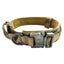 Tactical Dog Collar Leash Nylon Walking Training Pet Collar Set for Medium Large Dogs German Shepherd Dog Collar with Handle