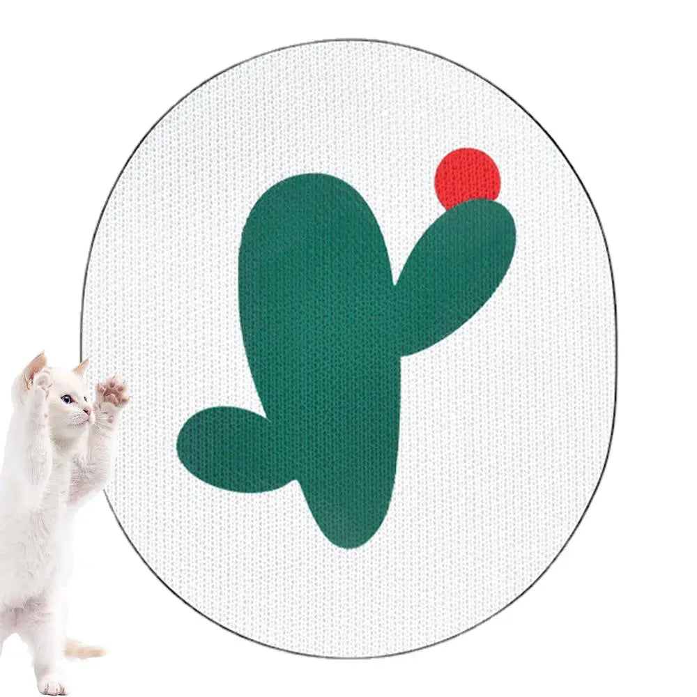 Scratching Pad For Indoor Cats Scratching Mat Corrugated Paper Wall Scratchers Pet Supplies Panda Cactus Football Ghost Pattern