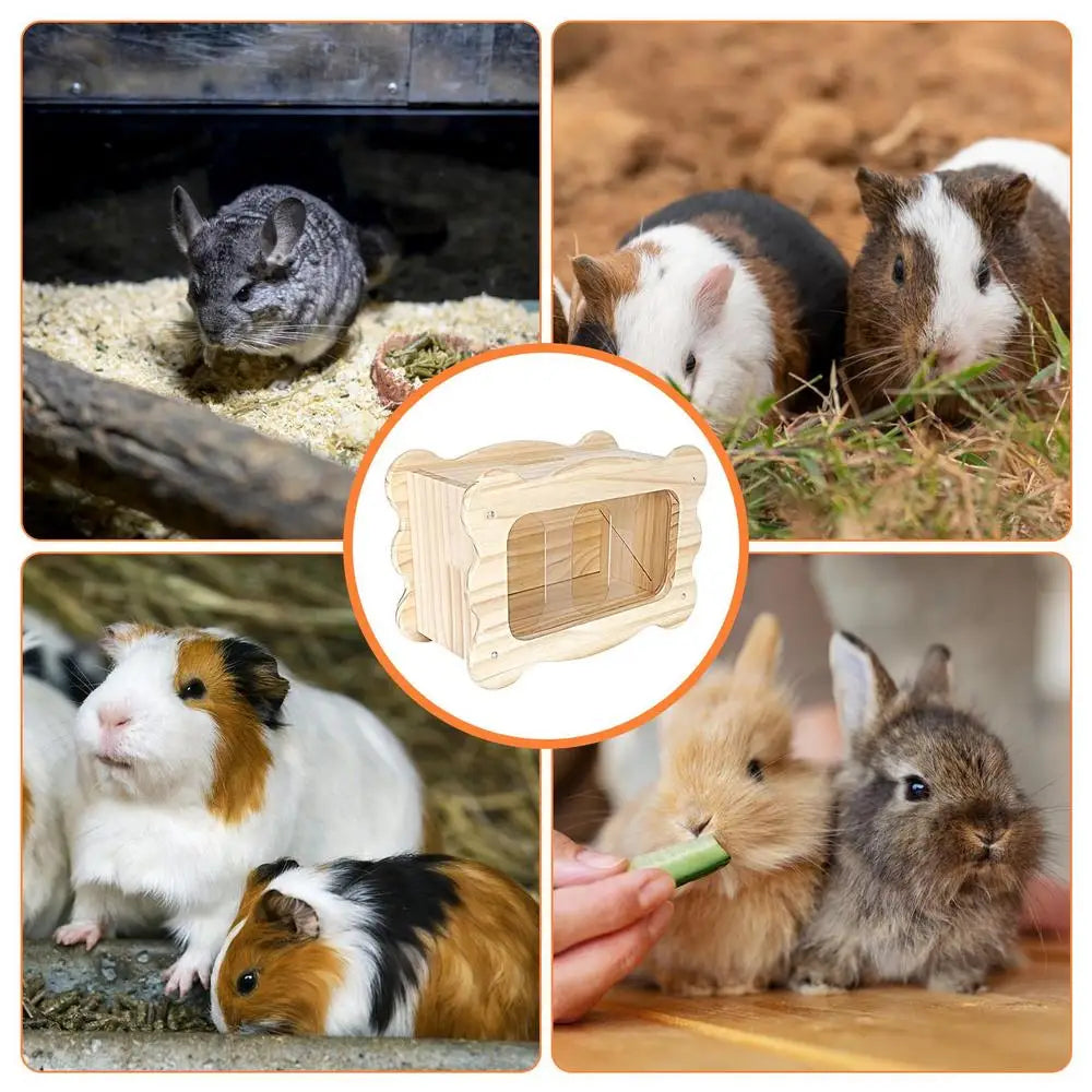 Rabbit Hay Feeder Hay Manger Small Animal Food Feeder Rack Grass Basket Food Bin Bowl For Chinchilla Pet Supplies