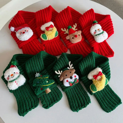 45cm Cat New Year Scarf Pet Accessories Kitten Christmas Winter Bib Birthday Dog Bichon Scarf Soft And Comfortable Fabric Cute P