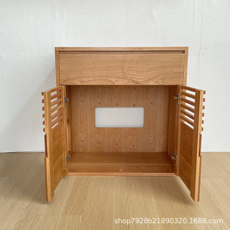 Cat House Dog House Pet Villa Cabinet Cat Space Capsule Solid Wood Cherry Red Oak Ash Wood