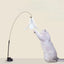 Interactive Cat Toy Handfree Cat Stick Playing Kitten Playing Teaser Wand Toy Suction Cup Bird/Feather Cat Wand Pet Supplies