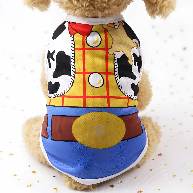 Pet Dog Clothes Clothing Cartoon  Puppy Dogs Soft Vests Summer Shirt Casual T-Shirt for Small Pet Supplies vest for dogs