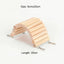 Smooth Wooden Hamster Ladder Climbing Ropeway Hamster Toy Pet Training Round Boardwalk Parrot Boardwalk Parrot Toy Bird Supplies