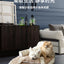 Bola kennel medium and large dog sofa bed removable and washable winter warm dog bed golden feather nest cushion pet supplies