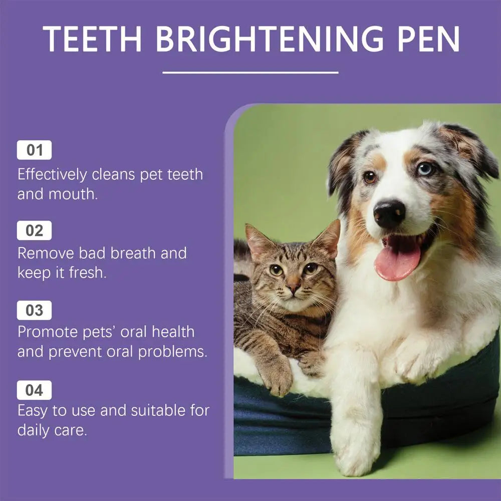 Pet Oral Repair Gel For Dogs Dog Oral Care 2X Care Cleaner Repair Gel Repair Gel Without Brushing For Eliminate Bad Breath