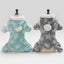 Soft Dog Pajamas Pjs Small Dogs Sweater Warm Doggy Winter Clothes Puppy Jumpsuit Flannel Onesie for Chihuahua Pet Cat Clothing
