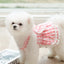 Princess Lattice Dog Fancy Dress Lace Bow Tie Vest Skirt Clothing for Cats Pearl Female Puppy Overalls Lovely Pet Dog Clothes