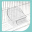 Bird Bath for Cage Parrot Bathing Tub Bird Cage Bath Bird Bathtub Pool Convenient Thick Sturdy for Cockatiel Parrots Small Birds