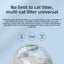 Semi-Automatic Cat Litter Pan Portable Quick Cleaner Semi-Automatic Cat Litter Box Anti-Odor with Litter Splash Bowl