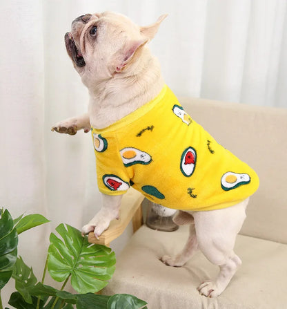 Warm Dog Clothes Hoodies for Small Dogs Cute French Bulldog Clothing Fashion Winter Puppy Supplies Cat Jumper Chihuahua Costume