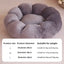 Cat Beds Petal Shaped Winter Warm Sleeping Cat Nest Soft Plush Pet Bed Dog Basket Cushion Cat Bed Cat Cushion Animal Sleeping