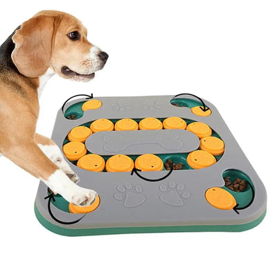 Dog Food Puzzle Feeder Puppy Treat Toy Food Dispenser Interactive Dog Toy Slow Feeder For IQ Training Treat Dispensing Aid Pets