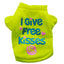 Lovely Puppy Dog Cat Vest Tshirt Spring Summer Pet Clothes for Small Dogs Pomeranian Bichon Shirts mascotas Clothing Apparels