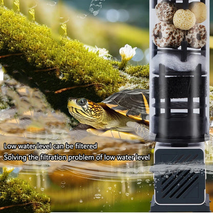 Aquarium Filter 4 in 1 fish tank filters for Fecal Suction  Water Purification High-efficiency Filtration With Filter Balls