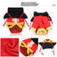 Costumes Cartoon Cute Pet Dog Clothes Winter Christmas Soft Fleece Animal Duck Owl Tiger Dinosaur Cosplay Dog Hoodies Clothes