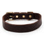 Adjustable Real Leather Dog Collar for Small Medium Large Dogs Genuine Leather Dog Collar with Strong Alloy Buckle Pet Supplies