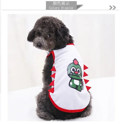 Dog Shirt Summer Dog Clothes Vest For Small Dogs Chihuahua Tshirt Puppy Yorkshire Terrier Pet Clothes Ropa Perro Pets Clothing
