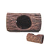 Reptile Tree Hide Resin Lizard Sleeping Cave Hollow Simulation Log Hide Waterproof Habitat Shelter Decor Realistic Tank Decor