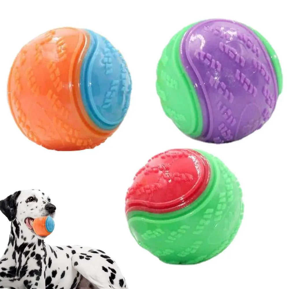 Dogs Interactive Toys Interactive Dog Ball Squeaky Balls Toys Pet Grinding Teeth Toy for Dog Pet Teeth Cleaning Pet Supplies
