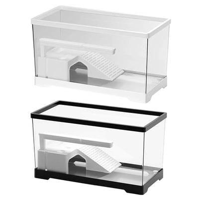 Turtle Tank Aquarium Hideout Terrapin Supplies Breeding Tortoise Enclosure Starter Turtle Habitat Reptile Habitat Indoor Decor