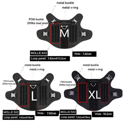 K9 Tactical Military Vest Pet German Shepherd Golden Retriever Tactical  Training Dog Harness and Leash Set For All Breeds Dogs