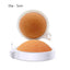 1Pcs 40/50mm Fish Tank Aquarium Air Stone Oxygen Aerator Increasing Air Bubble Pond Pump Hydroponic Oxygen Accessories Orange