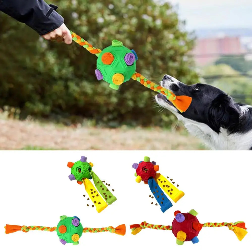 Dog Treat Hiding Toy Snuffle Ball Interactive Slow Feeder Treat Toy Slow Food Training Sniff Ball Dog Exquisite Comfortable