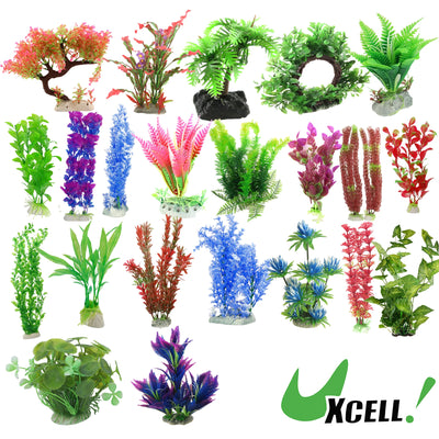 Uxcell Artificial Plants Grass Simulation Water Weeds Ornament Fish Tank Plant Flower Aquarium Grass Decoration Accessories
