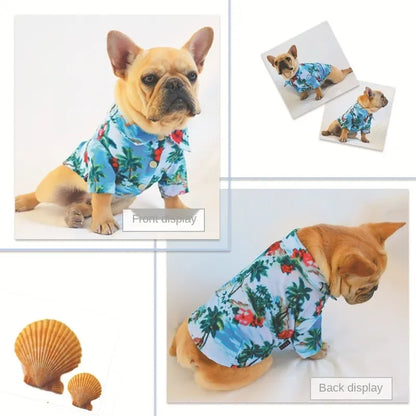 Fashion Pet Clothes Cute Fruit Pattern Dress T-shirt Summer Shirt Puppy Print Vest Outfit Apparel Small Medium Dog Clothes